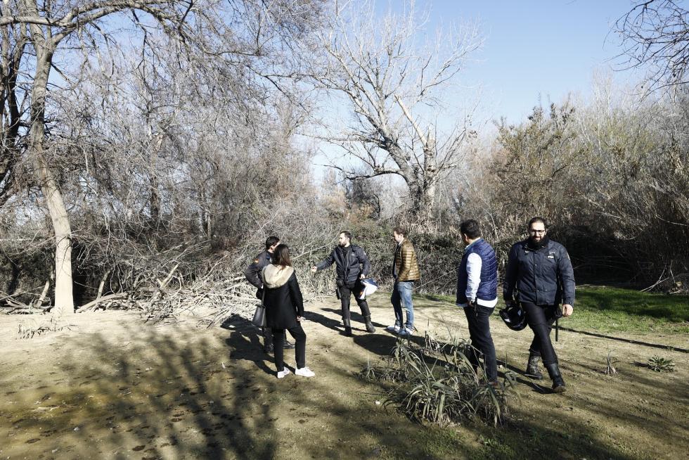 Lugar en el que ha sido encontrado con vida a orillas del Ebro Narciso Ribote, de 83 años