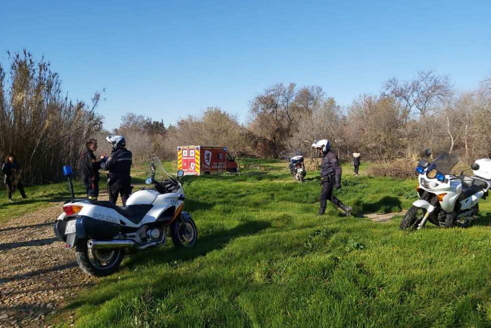 Lugar a orillas del Ebro en el que ha sido encontrado con vida Narciso Ribote
