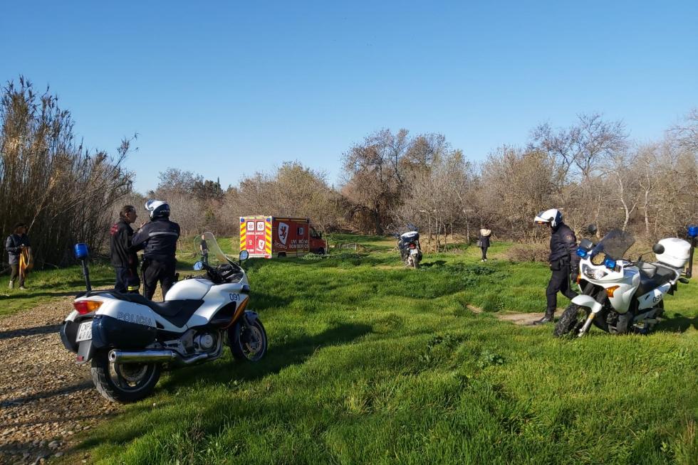 Lugar a orillas del Ebro en el que ha sido encontrado con vida Narciso Ribote