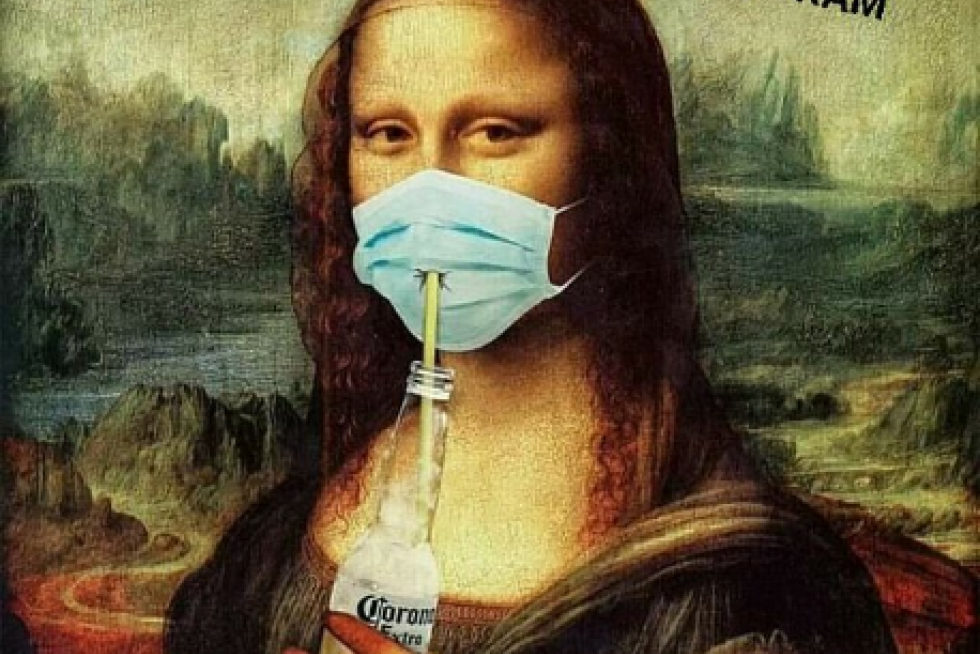 Uno de los memes del coronavirus en Twitter.