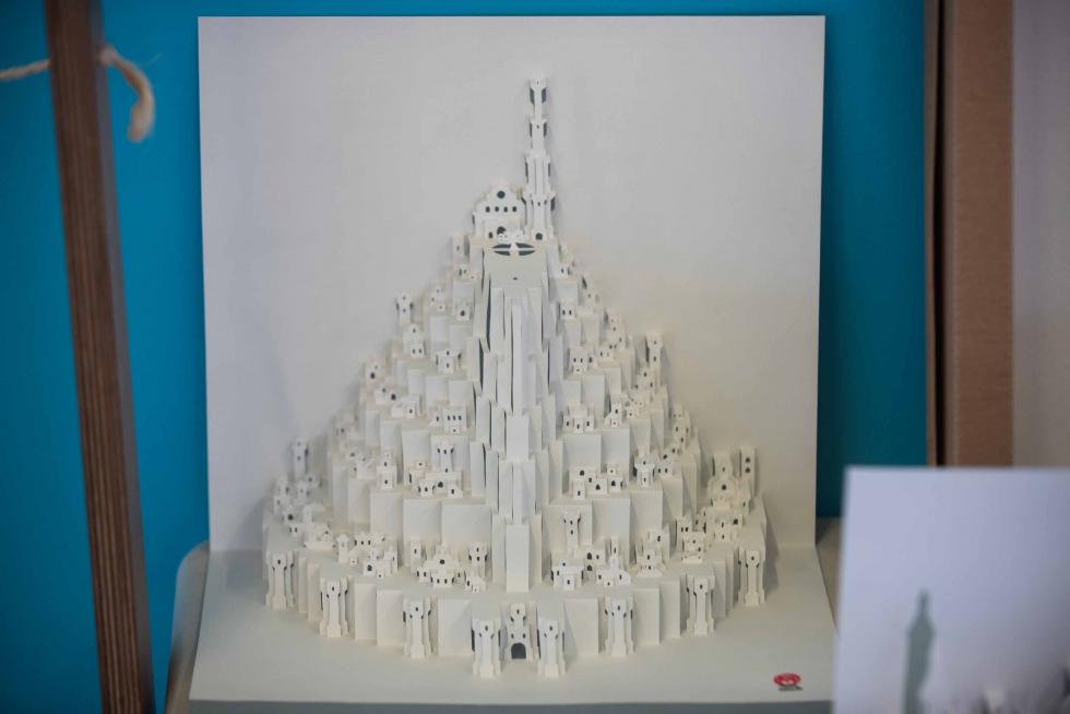 La exposición de origami en Etopia, Zaragoza, puede visitarse hasta este domingo