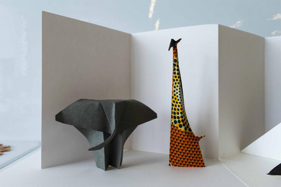 La exposición de origami en Etopia, Zaragoza, puede visitarse hasta este domingo