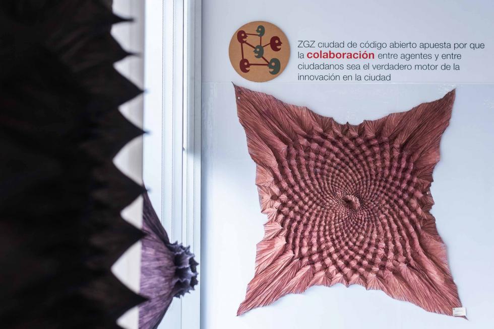 La exposición de origami en Etopia, Zaragoza, puede visitarse hasta este domingo