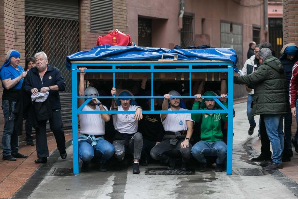 La cofrafía de La Humildad prepara la Semana Santa