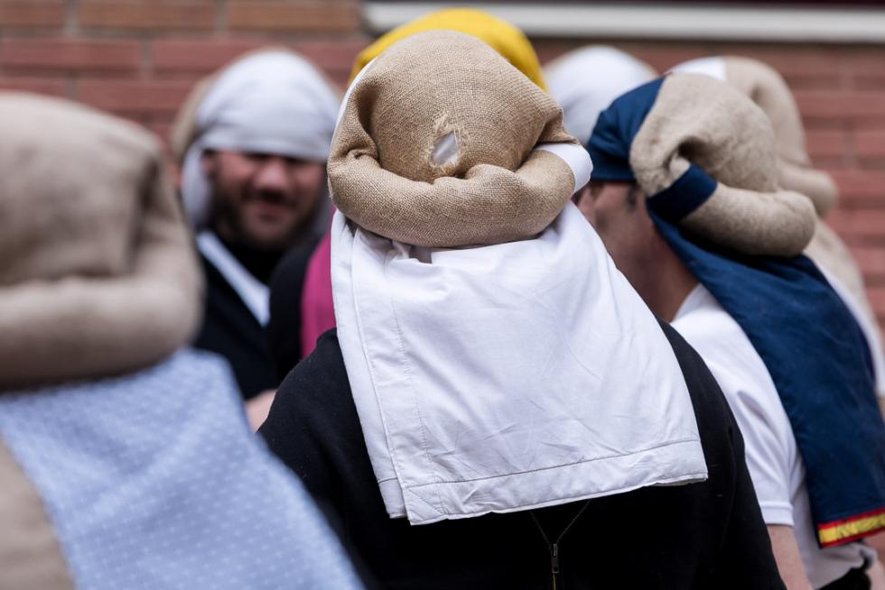 La cofrafía de La Humildad prepara la Semana Santa