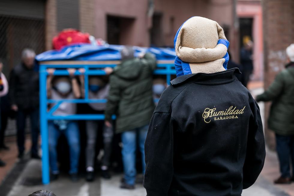 La cofrafía de La Humildad prepara la Semana Santa