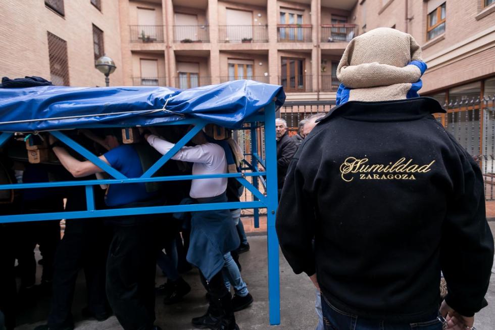 La cofrafía de La Humildad prepara la Semana Santa