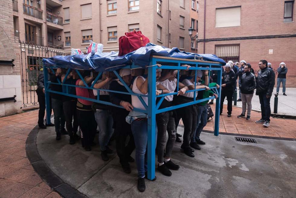 La cofrafía de La Humildad prepara la Semana Santa