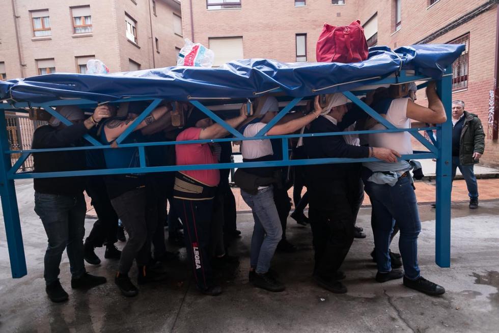 La cofrafía de La Humildad prepara la Semana Santa