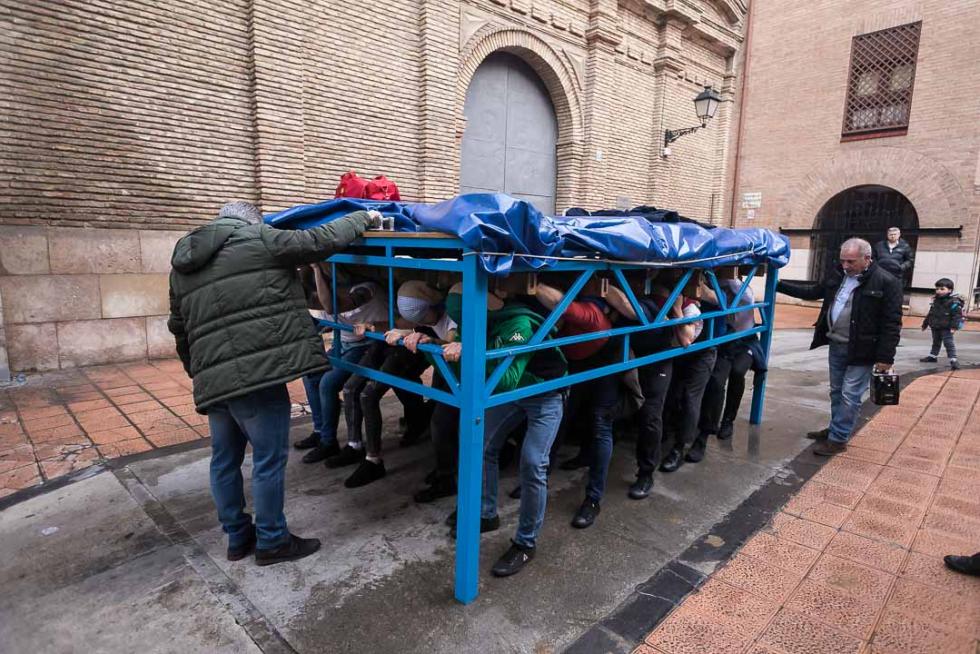 La cofrafía de La Humildad prepara la Semana Santa