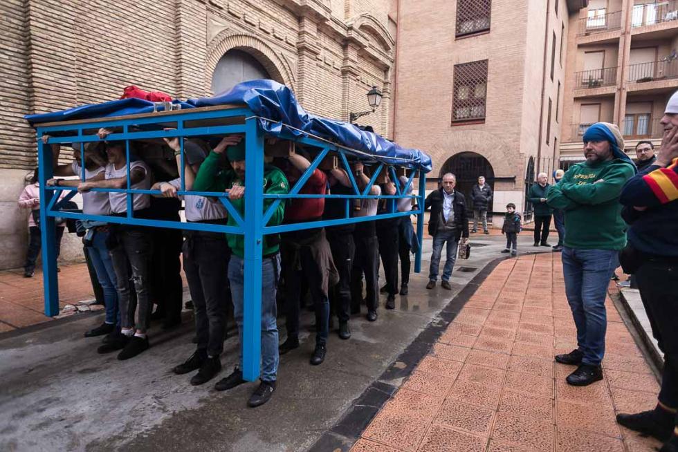 La cofrafía de La Humildad prepara la Semana Santa