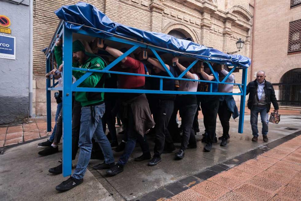 La cofrafía de La Humildad prepara la Semana Santa