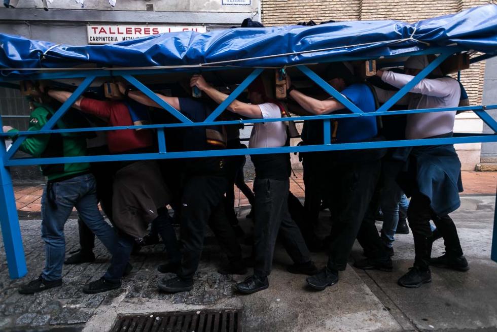La cofrafía de La Humildad prepara la Semana Santa