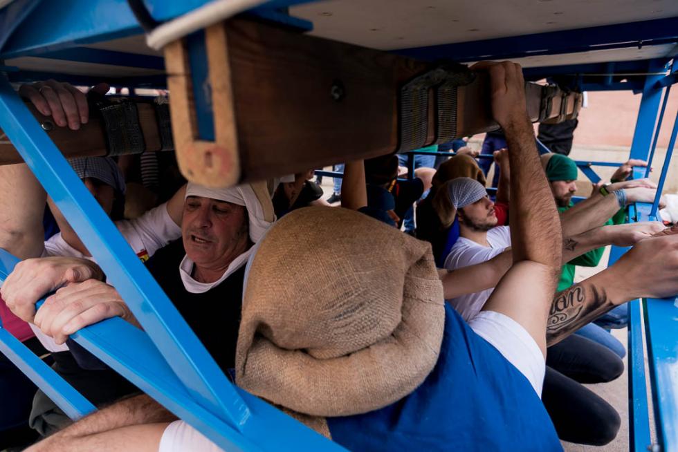 La cofrafía de La Humildad prepara la Semana Santa