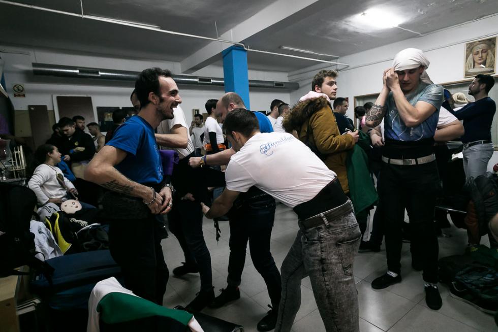La cofrafía de La Humildad prepara la Semana Santa