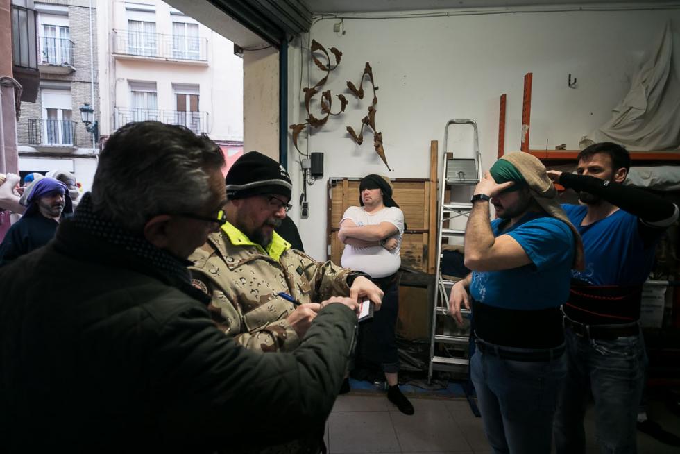 La cofrafía de La Humildad prepara la Semana Santa