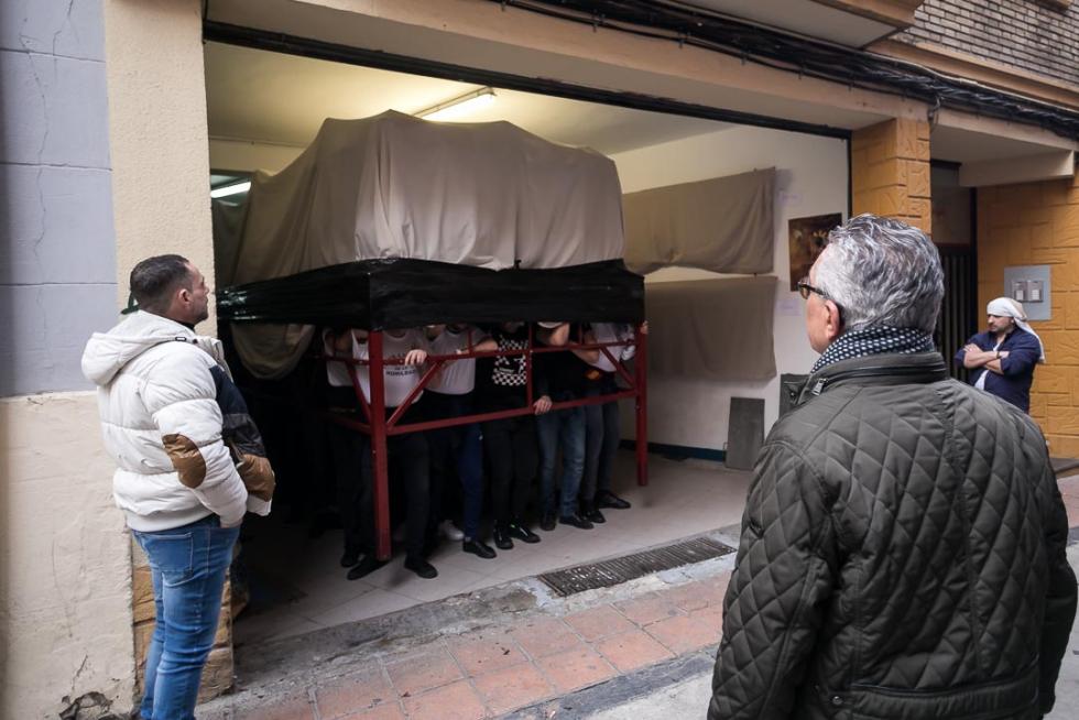 La cofrafía de La Humildad prepara la Semana Santa