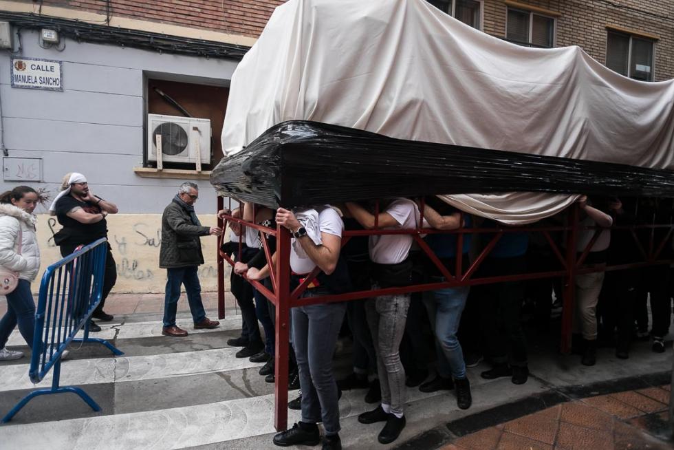 La cofrafía de La Humildad prepara la Semana Santa