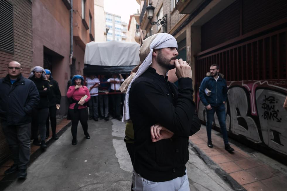 La cofrafía de La Humildad prepara la Semana Santa