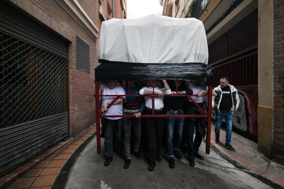 La cofrafía de La Humildad prepara la Semana Santa
