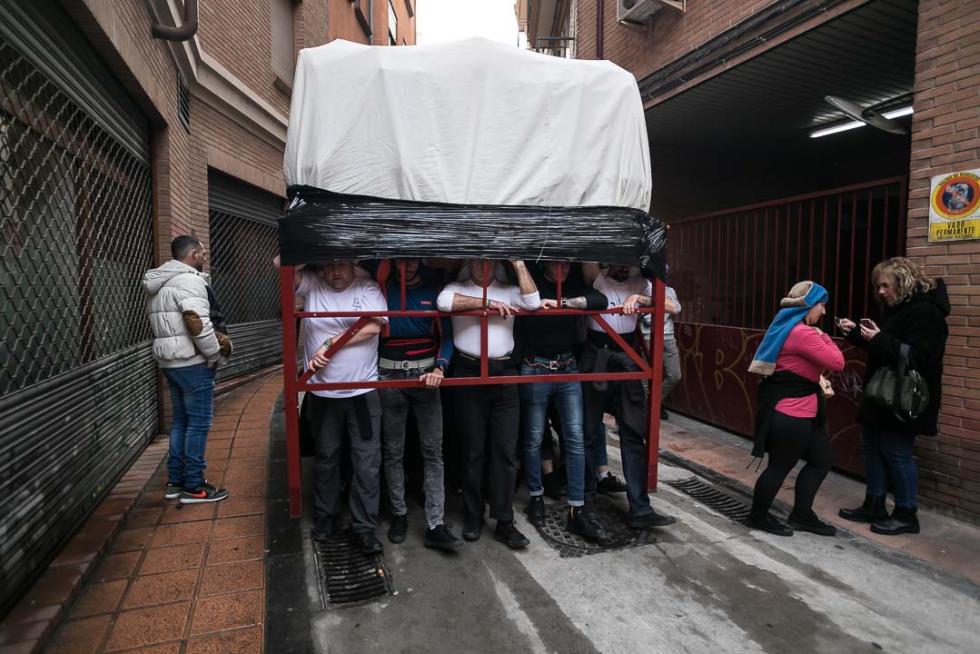 La cofrafía de La Humildad prepara la Semana Santa