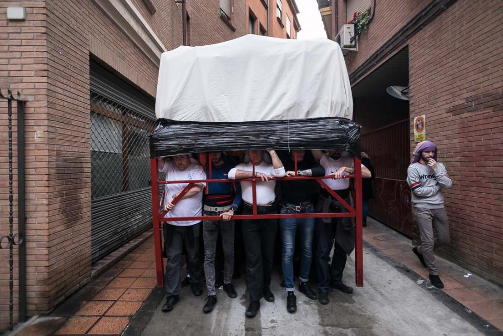 La cofrafía de La Humildad prepara la Semana Santa
