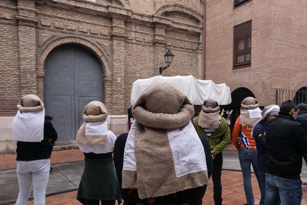 La cofrafía de La Humildad prepara la Semana Santa