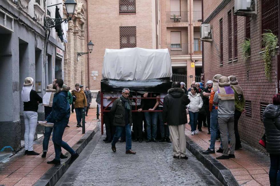 La cofrafía de La Humildad prepara la Semana Santa