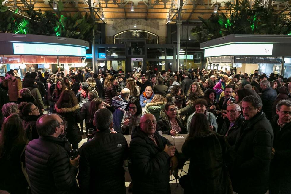 Ocio nocturno en el Mercado Central de Zaragoza.