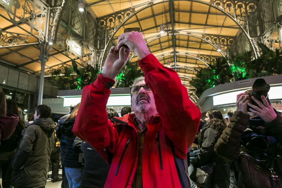 Ocio nocturno en el Mercado Central de Zaragoza.