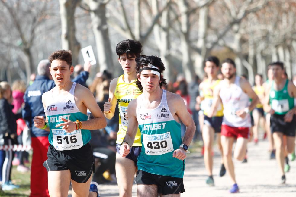 XXV Cross Olimpo-Memorial Miguel Navarro, prueba del Campeonato de Aragón individual en el Parque Oliver de Zaragoza
