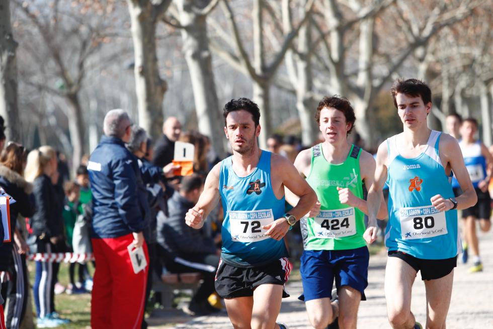 XXV Cross Olimpo-Memorial Miguel Navarro, prueba del Campeonato de Aragón individual en el Parque Oliver de Zaragoza