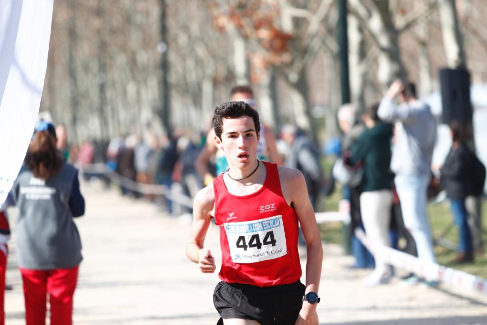 XXV Cross Olimpo-Memorial Miguel Navarro, prueba del Campeonato de Aragón individual en el Parque Oliver de Zaragoza