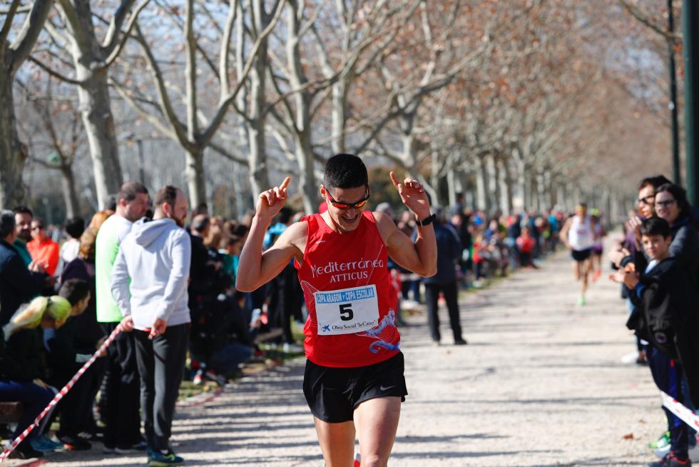 XXV Cross Olimpo-Memorial Miguel Navarro, prueba del Campeonato de Aragón individual en el Parque Oliver de Zaragoza
