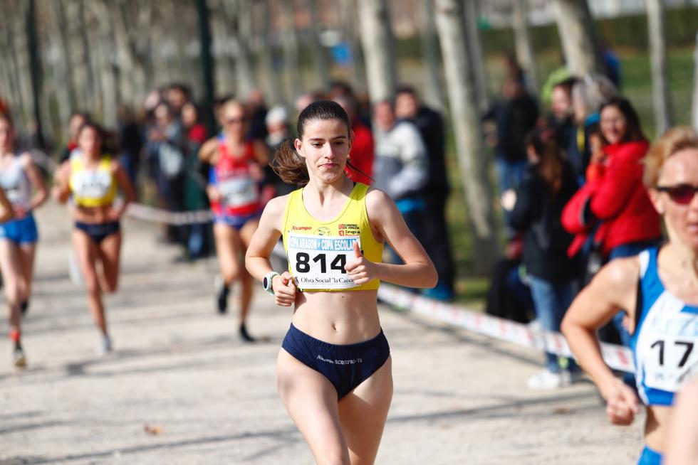 XXV Cross Olimpo-Memorial Miguel Navarro, prueba del Campeonato de Aragón individual en el Parque Oliver de Zaragoza