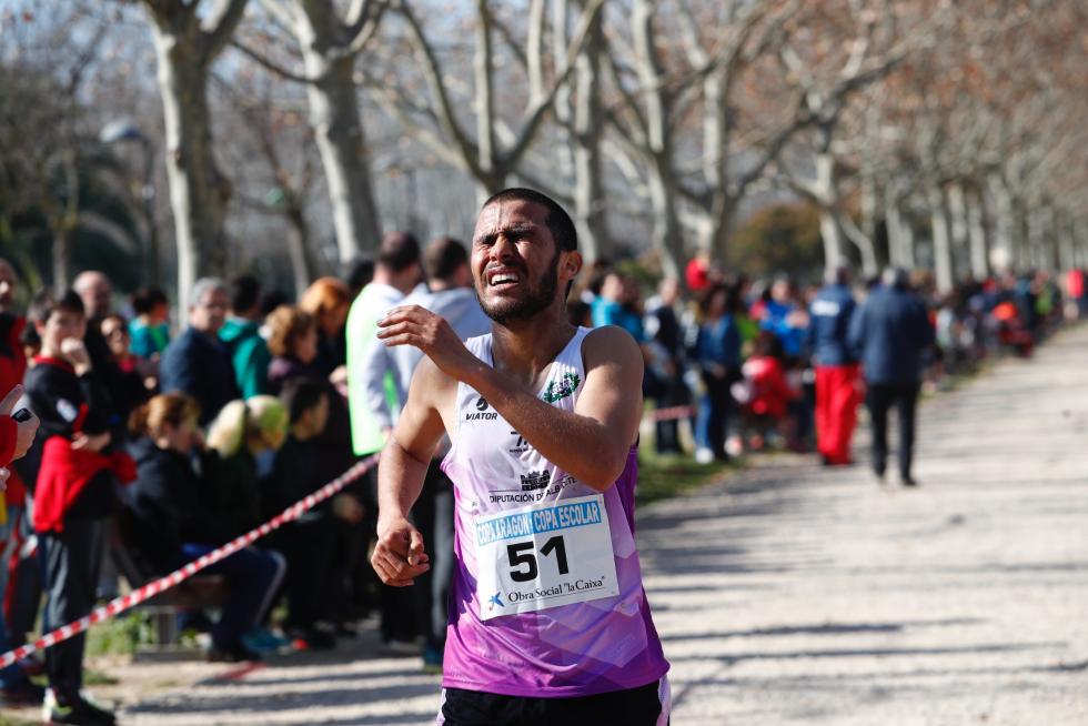 XXV Cross Olimpo-Memorial Miguel Navarro, prueba del Campeonato de Aragón individual en el Parque Oliver de Zaragoza