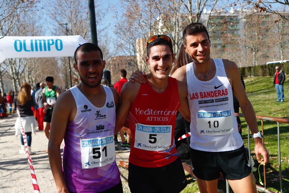 XXV Cross Olimpo-Memorial Miguel Navarro, prueba del Campeonato de Aragón individual en el Parque Oliver de Zaragoza