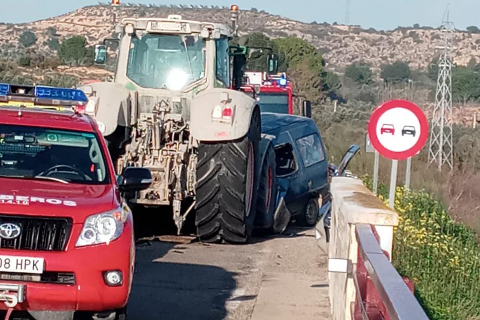 Accidente en Caspe