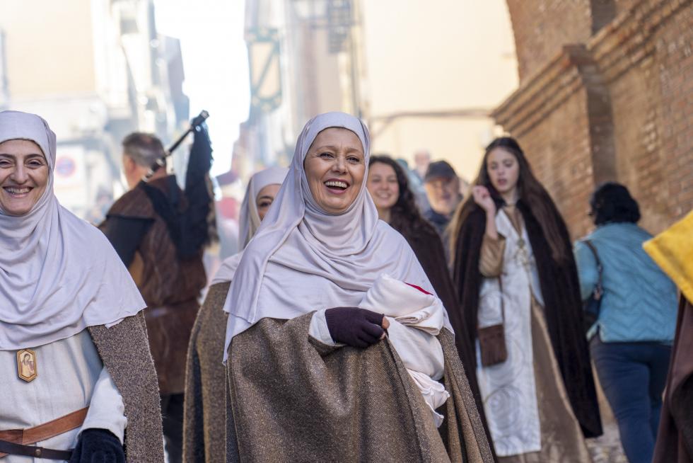 Ambiente en las calles de Teruel con motivo de Las Bodas de Isabel