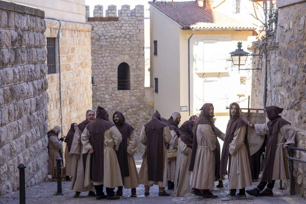 Ambiente en las calles de Teruel con motivo de Las Bodas de Isabel