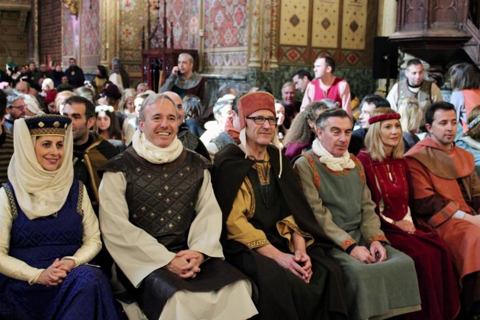 Amplia presencia de representantes públicos aragoneses en las Bodas de Isabel en Teruel.