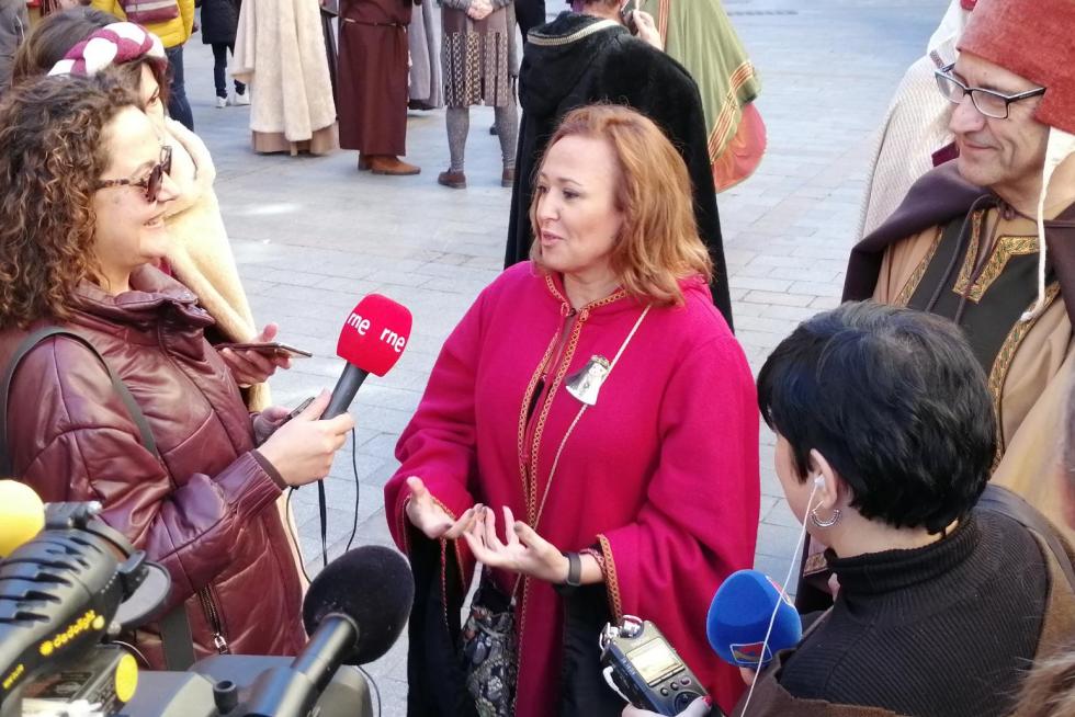 Mayte Pérez, en la fiesta de los Amantes de Teruel