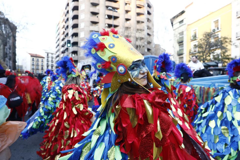 Gran desfile del Carnaval 2020 en Zaragoza
