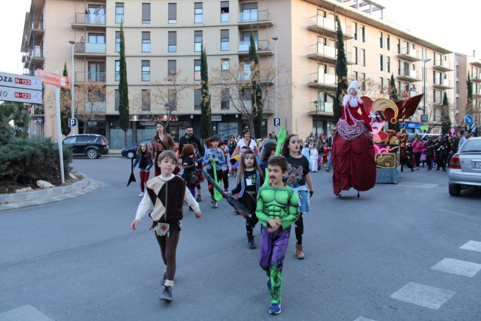 El desfile de Tarazona comenzó en la plaza de España y terminó en el recinto ferial.