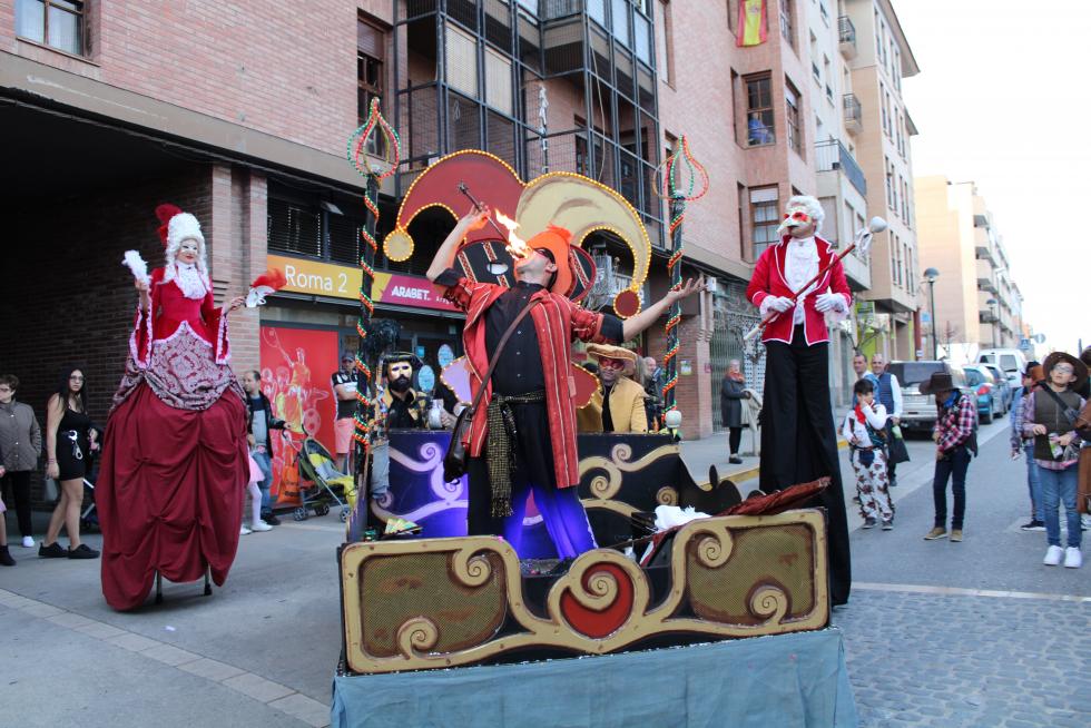 El desfile en Tarazona partió de la plaza de España y finalizó en el recinto ferial.