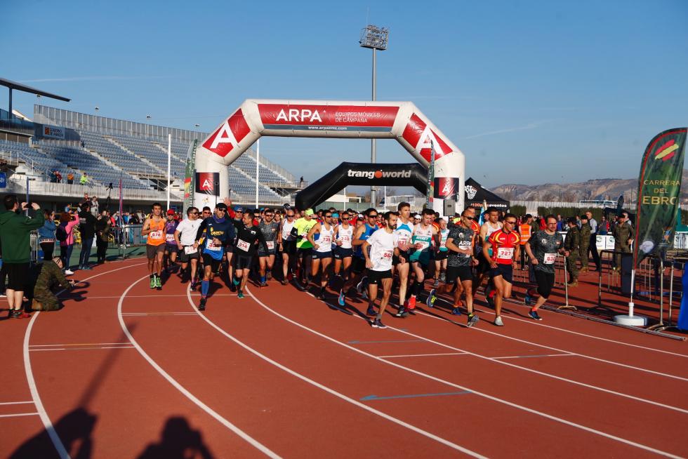 La temperatura agradable ha favorecido el desarrollo de la Carrera del Ebro.