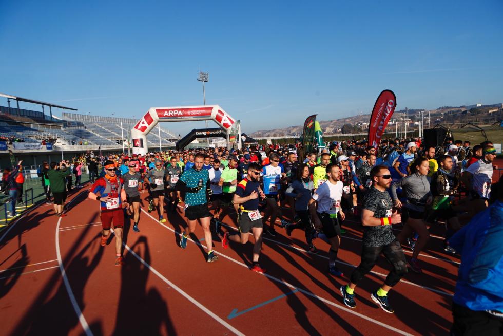 La temperatura agradable ha favorecido el desarrollo de la Carrera del Ebro.