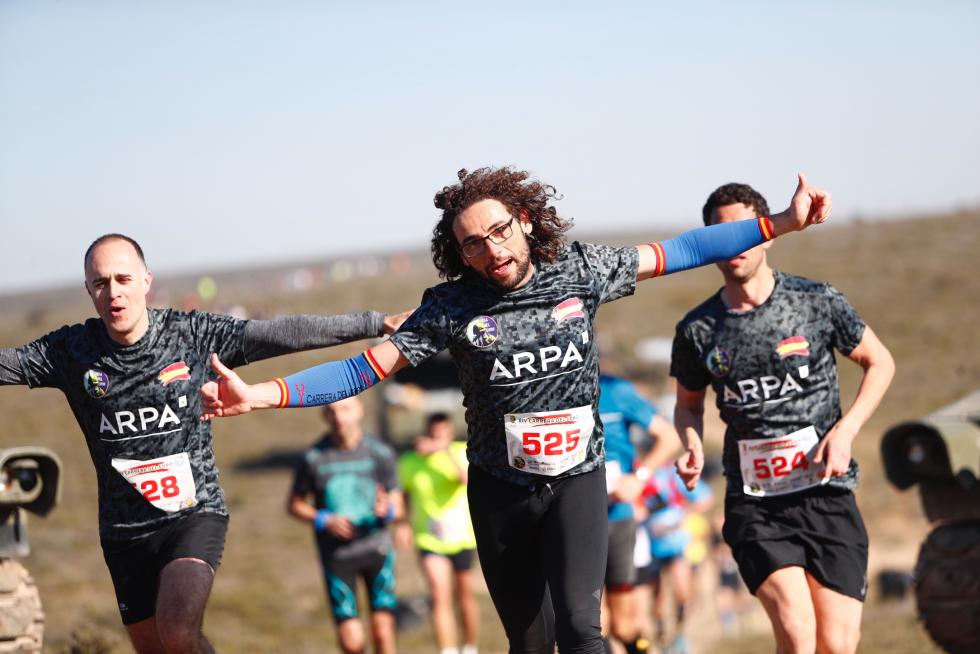 La temperatura agradable ha favorecido el desarrollo de la Carrera del Ebro.