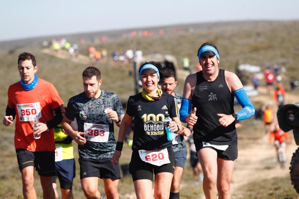 La temperatura agradable ha favorecido el desarrollo de la Carrera del Ebro.