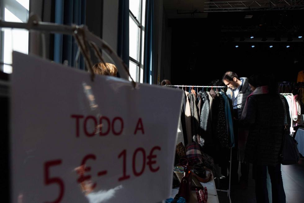 El Mercado de las Pulgas celebra su 23 edición en uno de sus emplazamientos habituales, la antigua Estación del Norte.